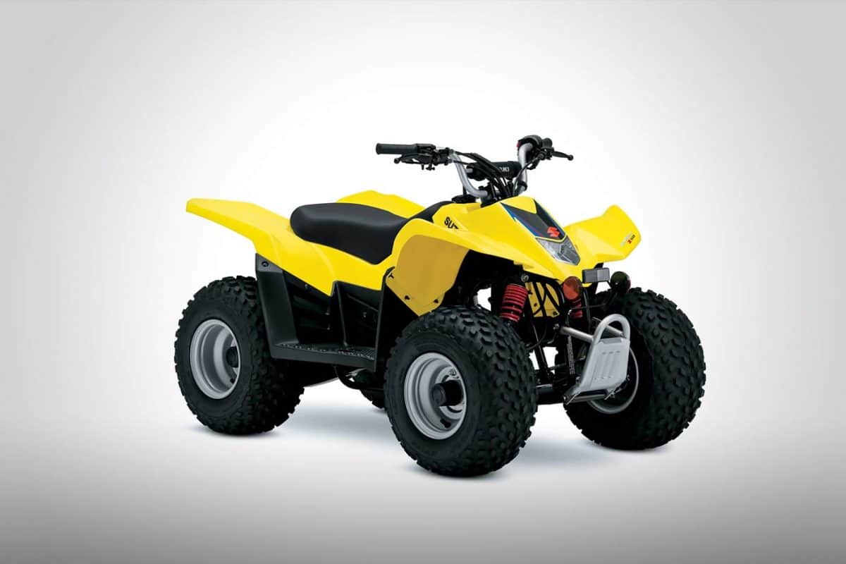Suzuki Quadsport Z50 LT-Z50 Seat Cover 2006-2021 – Black Gripper With Ribs (#236) - View #2