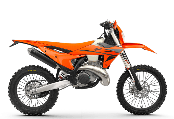 A photo of the 2025 KTM 250 EXC.
